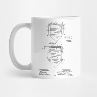 Home Plate for Baseball Vintage Patent Hand Drawing Mug